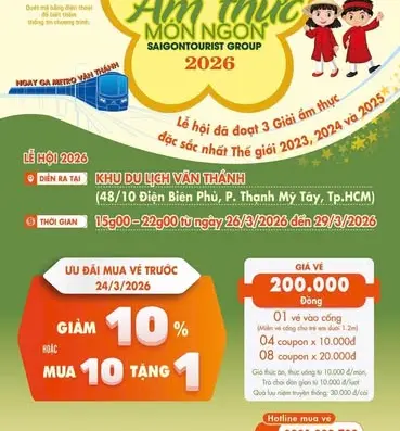 Lễ hội Văn hóa Ẩm thực, Món ngon Saigontourist Group 2026
