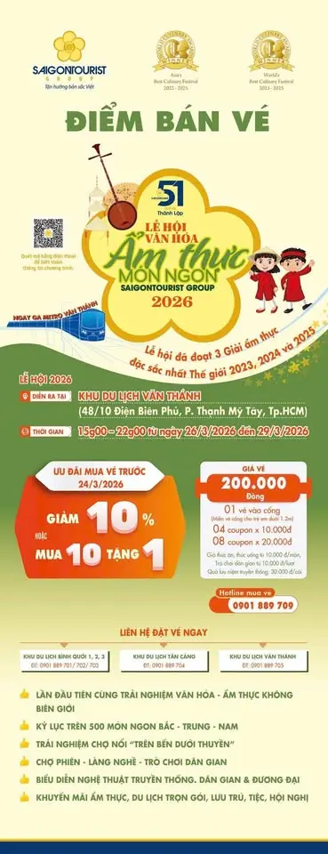 Lễ hội Văn hóa Ẩm thực, Món ngon Saigontourist Group 2026