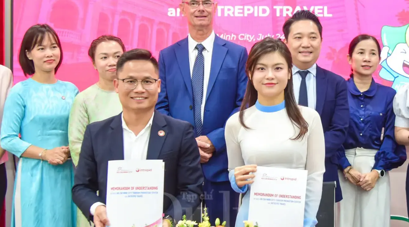 Press Release:  Ho Chi Minh City Tourism Promotion Center And Intrepid Vietnam Cooperate To Promote Sustainable Tourism Development