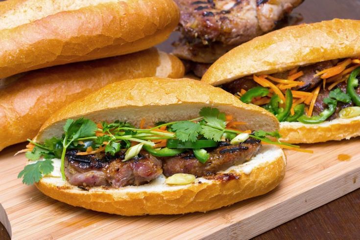 Banh Mi with Lemongrass Pork (Banh Mi Thit Nuong) | Asian Inspirations ...